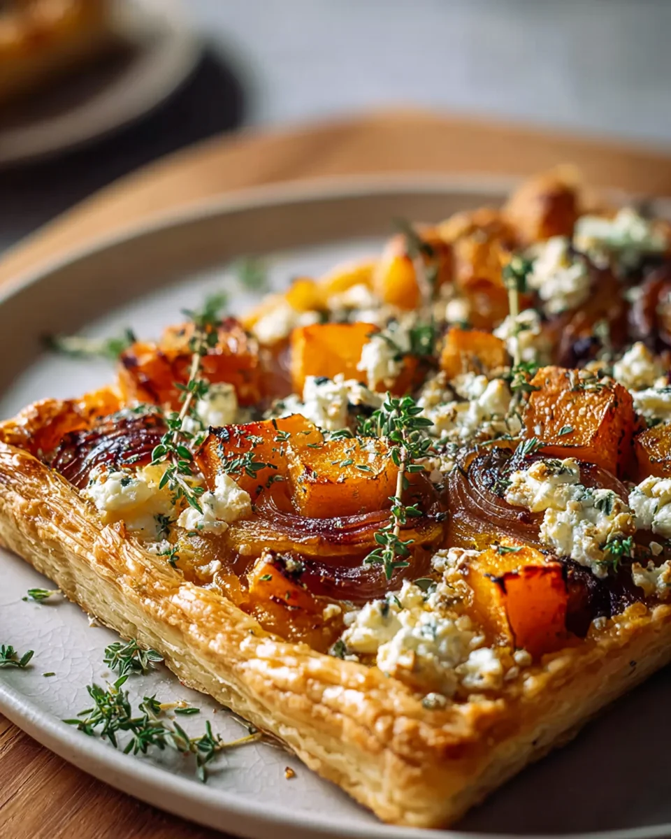 Caramelized Onion Butternut Squash Tart: A Savory Delight!