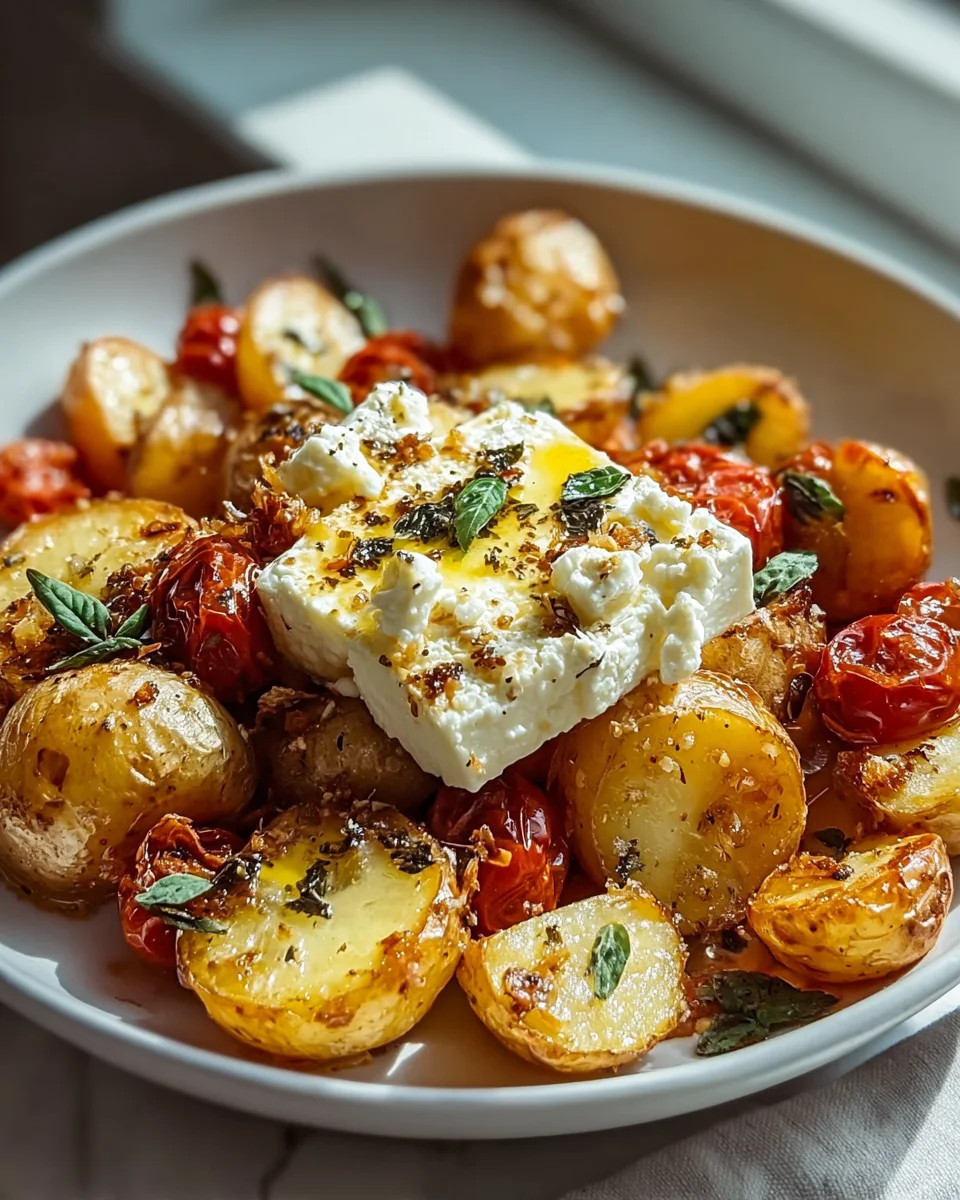 Easy Baked Feta Potatoes: Healthy, Quick & Delicious Meal