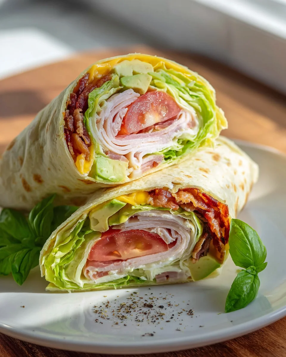 California Turkey Club Wrap: A Flavorful, Crave-Worthy Lunch!