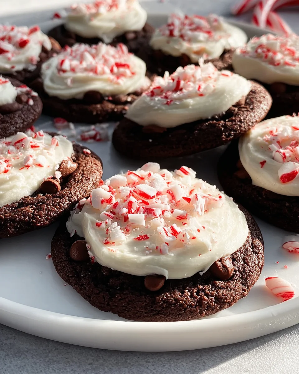 Chocolate Peppermint Cookies Recipe - Easy & Festive!