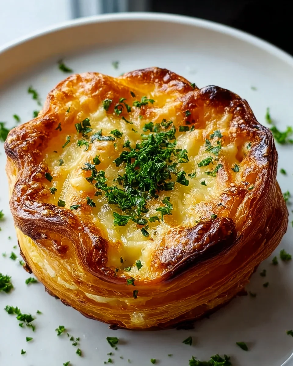 Cheesy Garlic Cruffin Recipe: Irresistible Savory Delight!