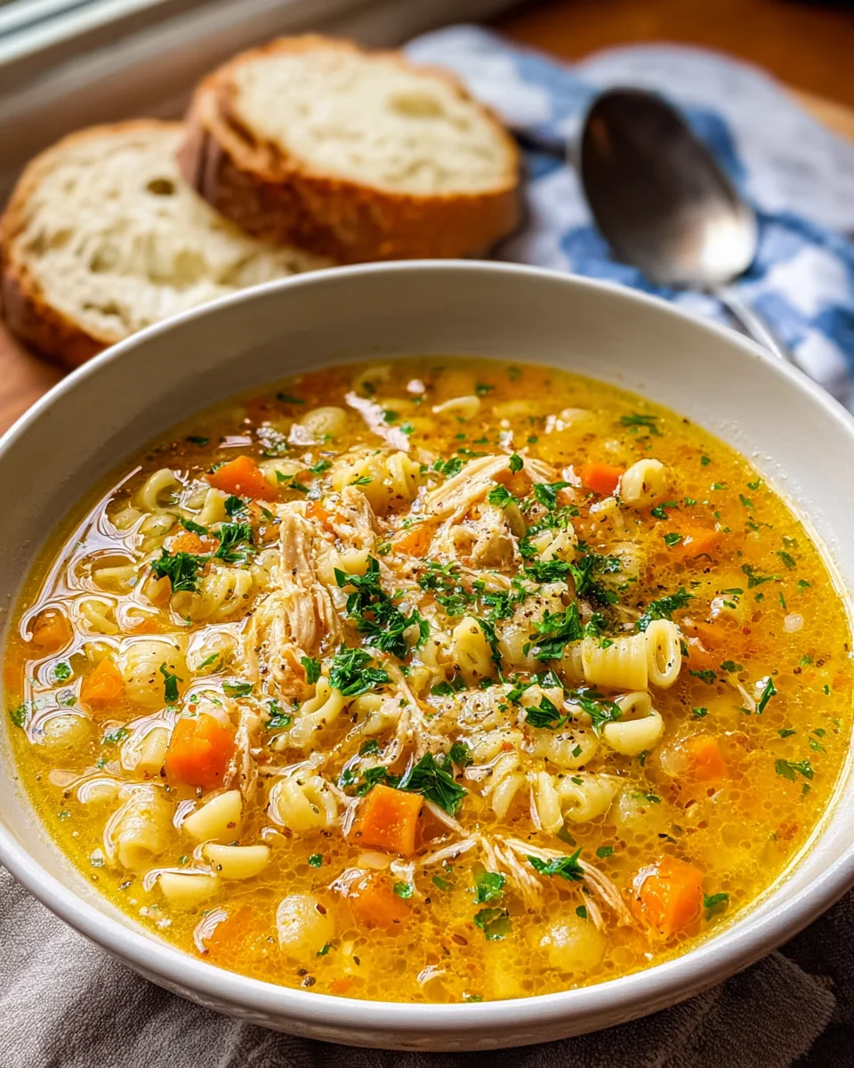 Delicious Italian Penicillin Soup Recipe with Beef & Herbs