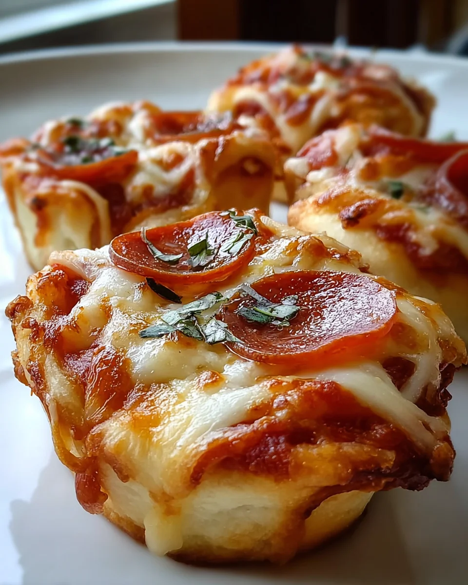 Mini Deep Dish Crescent Roll Pizzas: Easy & Delicious!