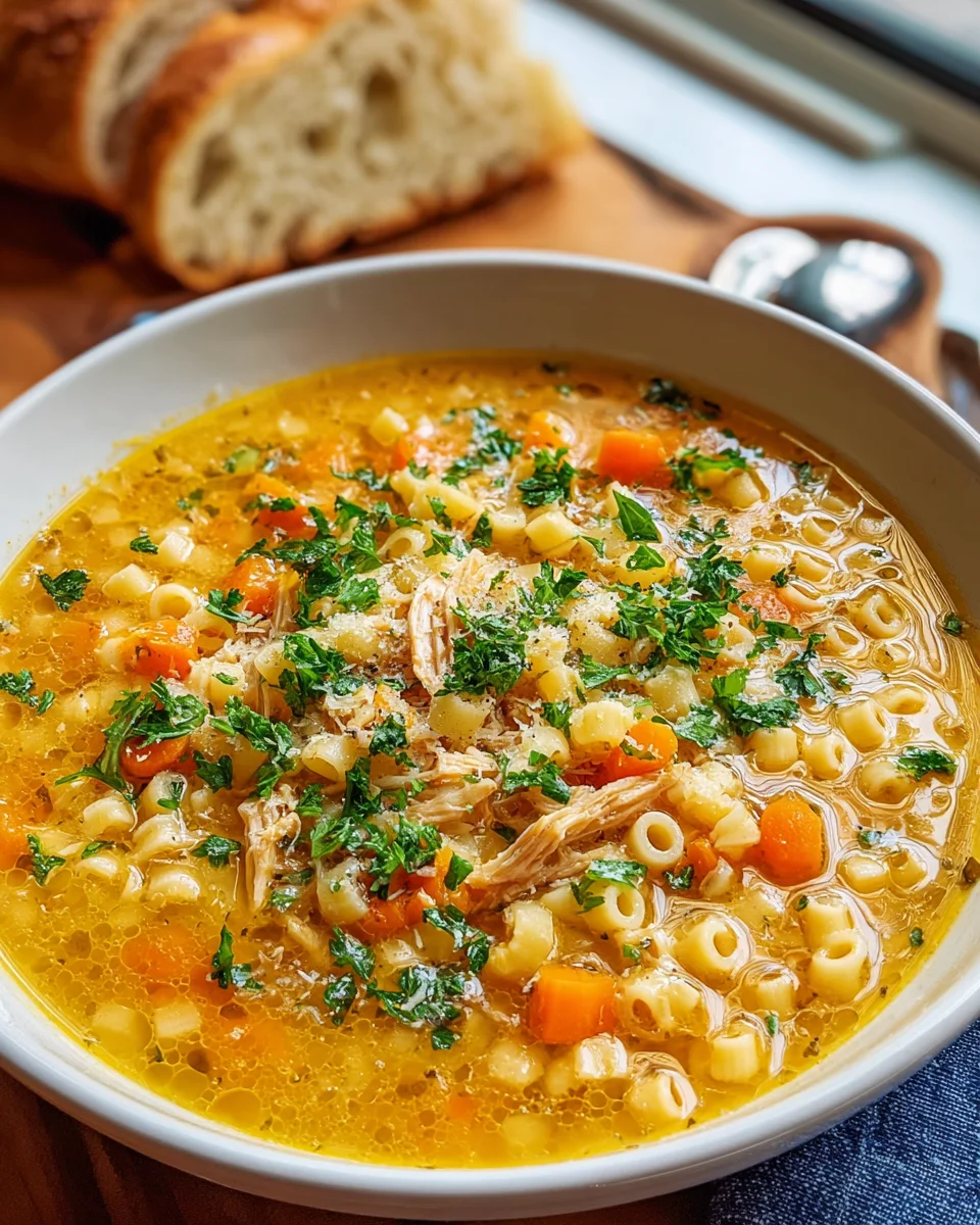 Delicious Italian Penicillin Soup Recipe with Beef & Herbs