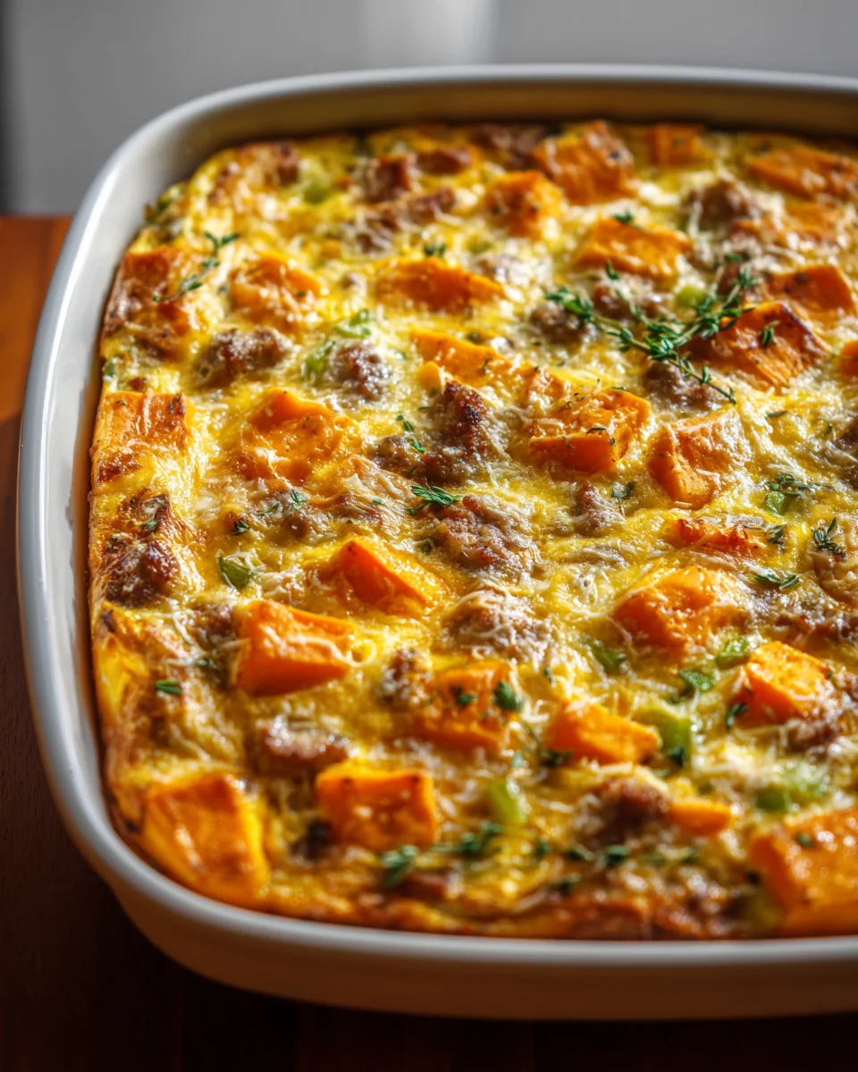 Delicious Easy Sweet Potato Egg Casserole Recipe You’ll Love!