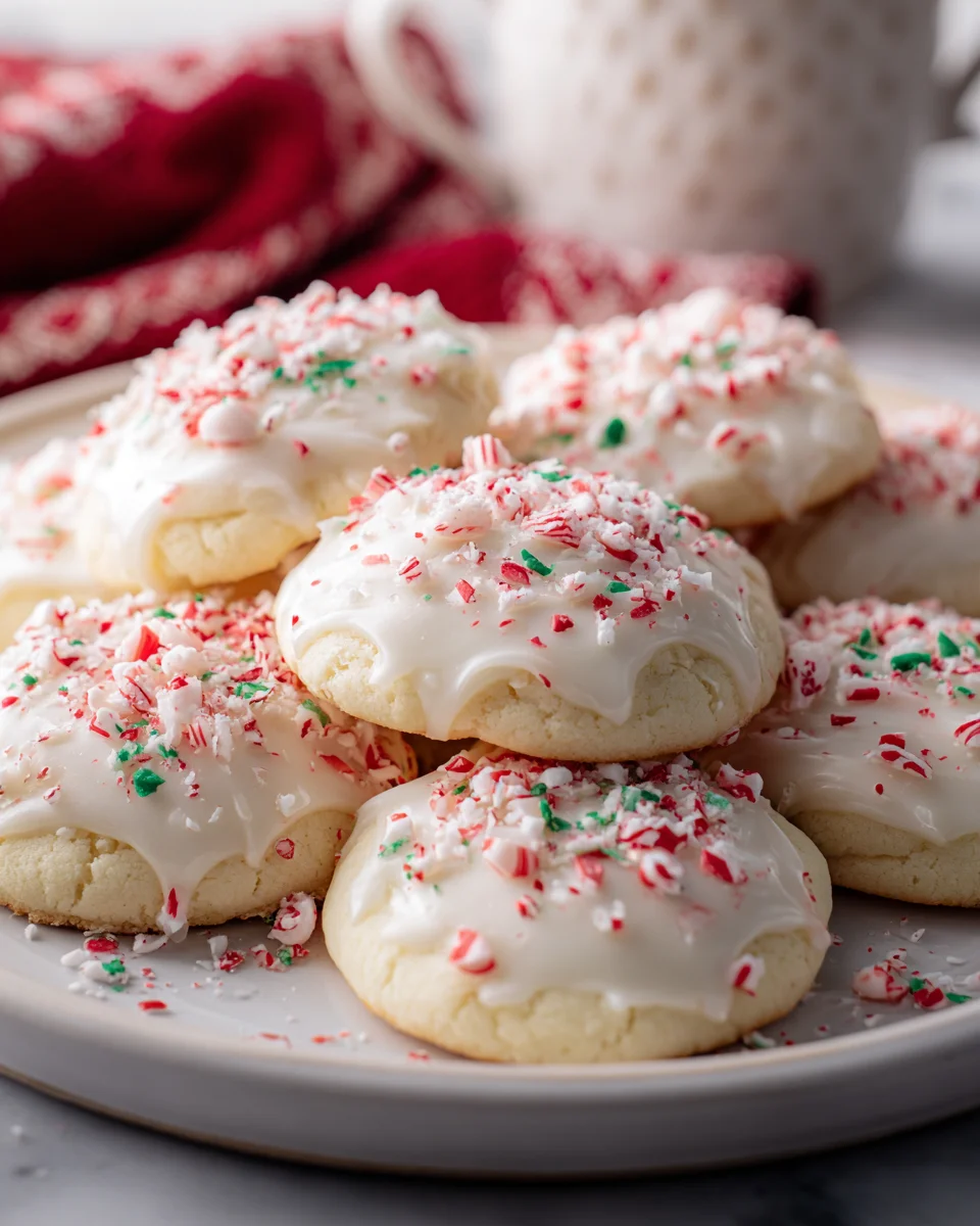 Peppermint Meltaway Cookies: Festive Holiday Treat!