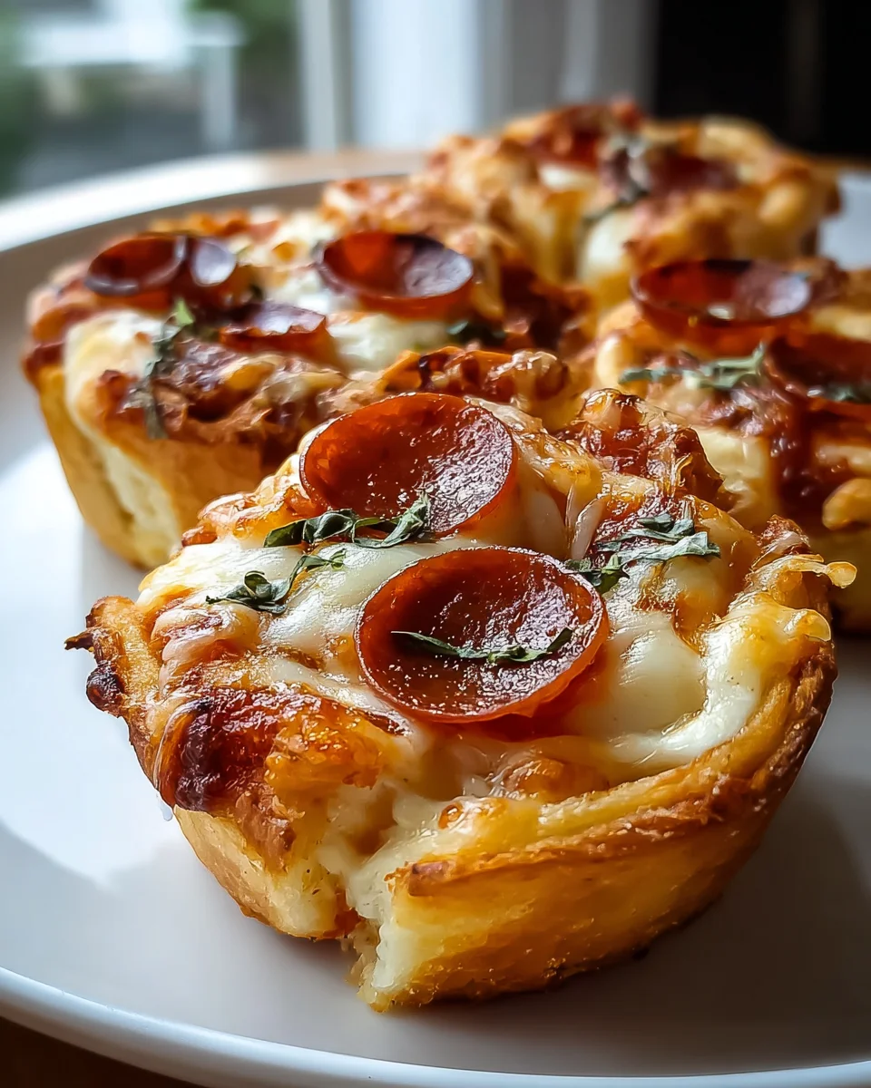 Mini Deep Dish Crescent Roll Pizzas: Easy & Delicious!