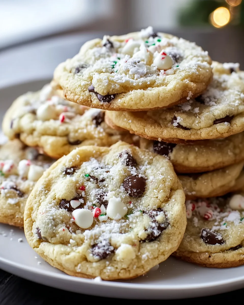 Winter Wonderland Chocolate Chip Christmas Cookies Recipe