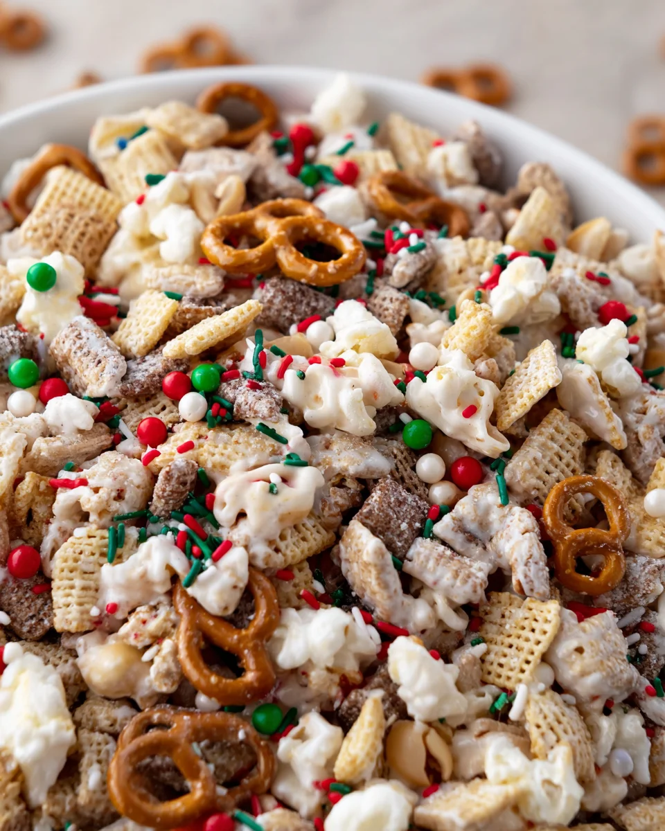 Gluten Free Reindeer Chow: Easy Holiday Snack Mix!