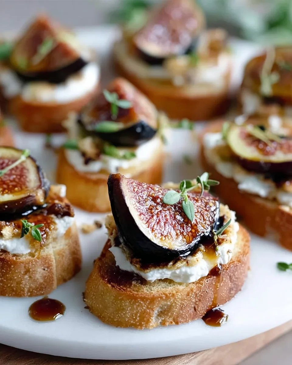 Balsamico Oven Fig Crostinis: A Delight for Any Occasion