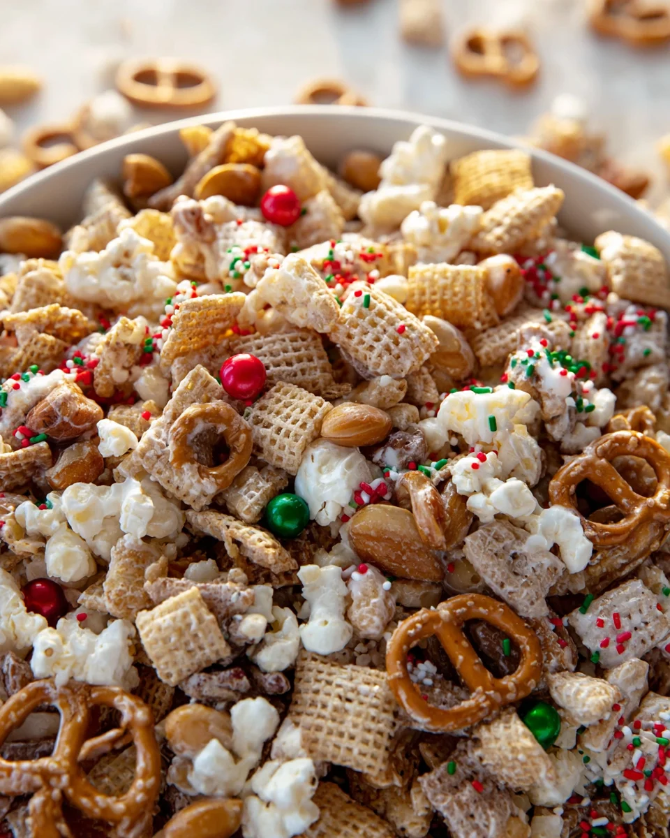 Gluten Free Reindeer Chow: Easy Holiday Snack Mix!