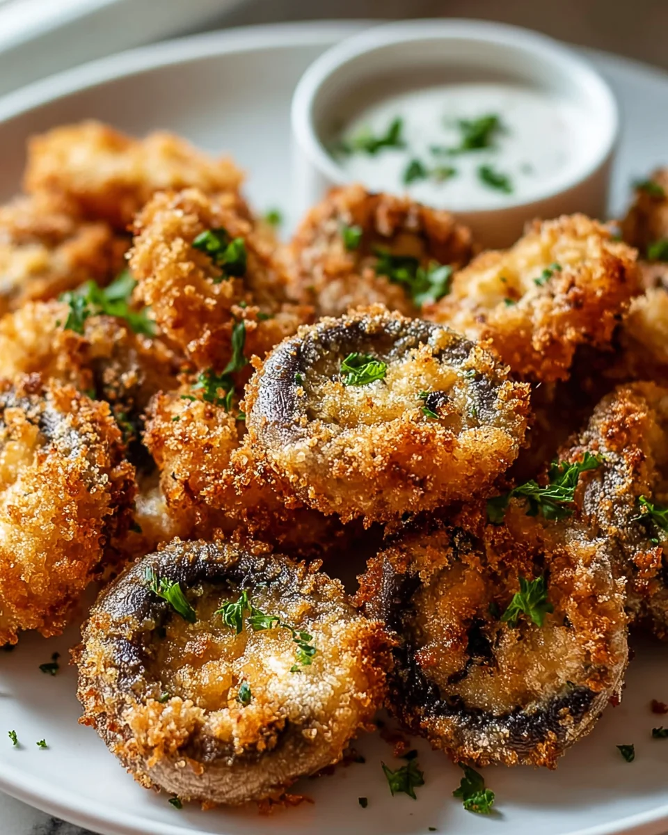 Crispy Air Fryer Ranch Mushrooms Recipe for Delicious Flavor