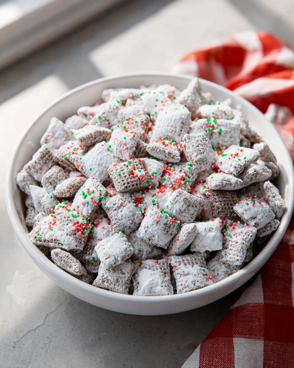 Christmas Puppy Chow Recipe: Festive & Easy Sweet Treat!