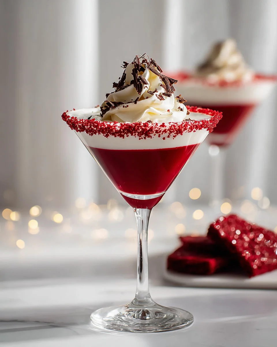 Indulge in a Decadent Red Velvet Martini Recipe Today!