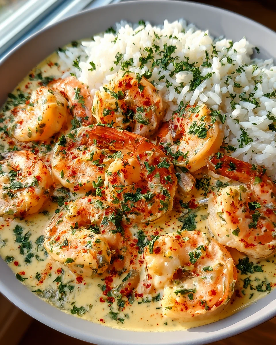 Creamy Garlic Butter Shrimp and Rice: Quick & Easy Recipe