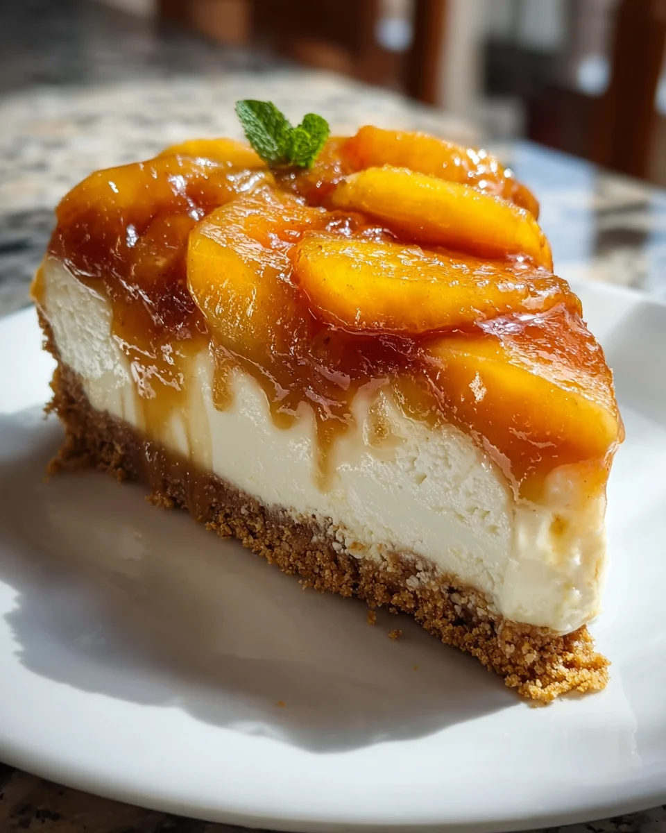 Delicious Peach Cobbler Cheesecake Fusion Recipe to Try!