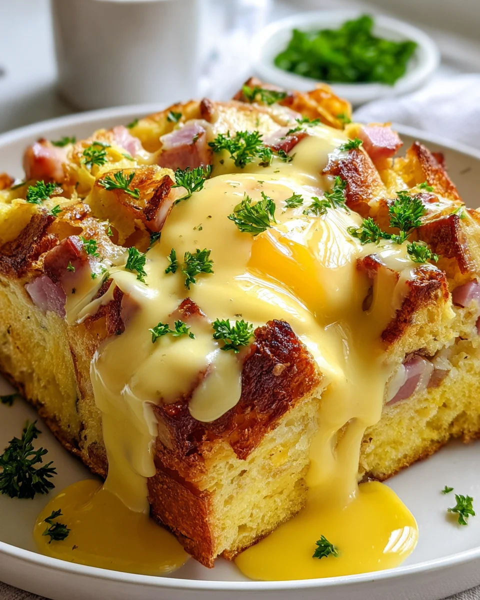 Delicious Eggs Benedict Casserole Bake for Brunch Delight