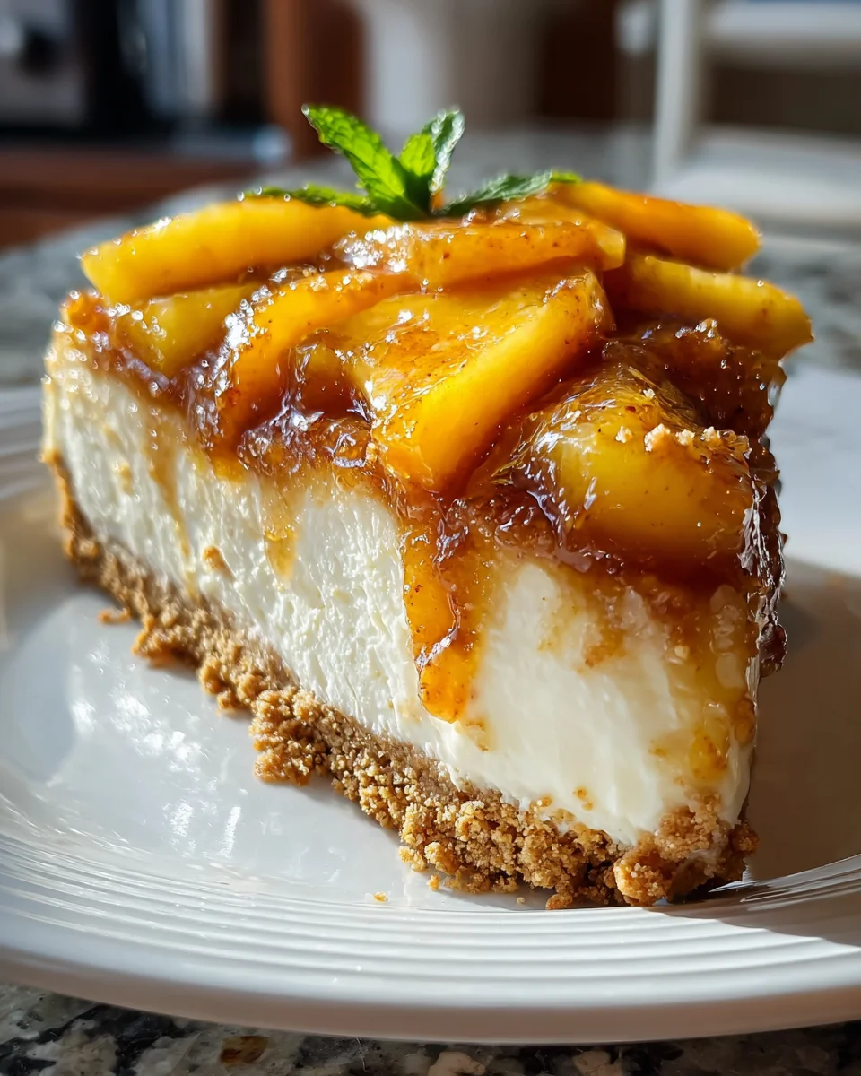 Delicious Peach Cobbler Cheesecake Fusion Recipe to Try!