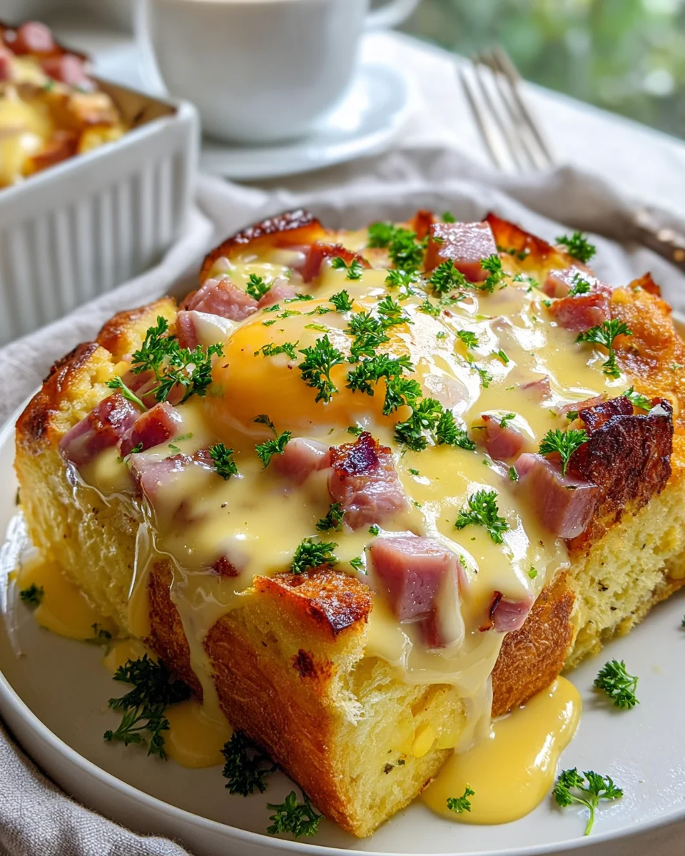 Delicious Eggs Benedict Casserole Bake for Brunch Delight