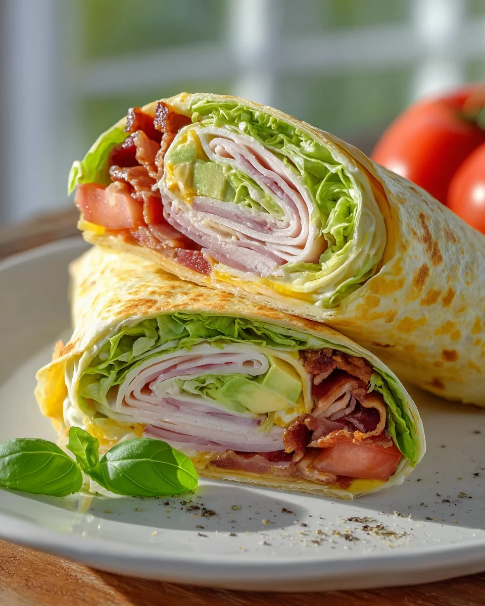 California Turkey Club Wrap: A Flavorful, Crave-Worthy Lunch!