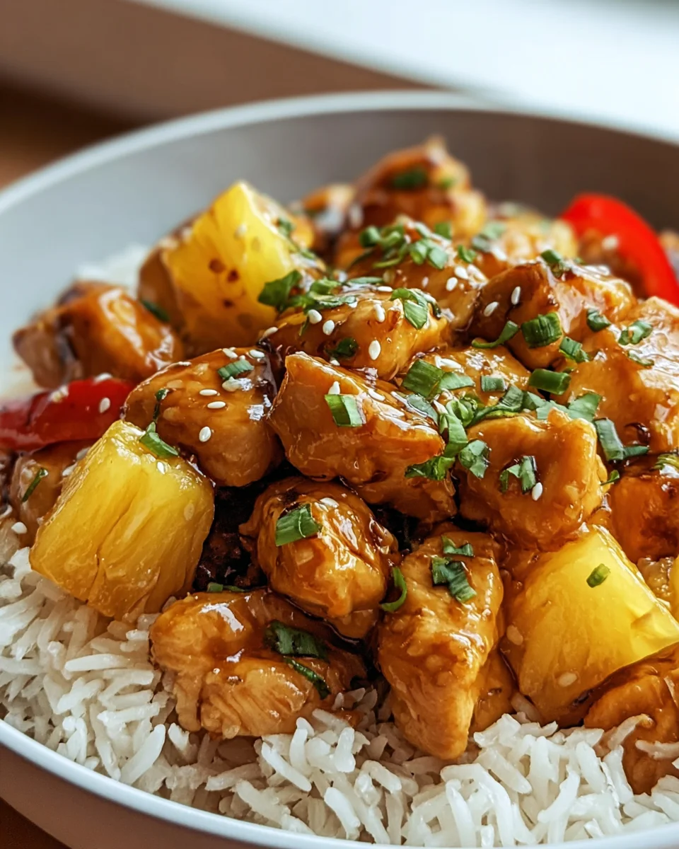 Delicious Pineapple Chicken and Rice Recipe for Easy Weeknights