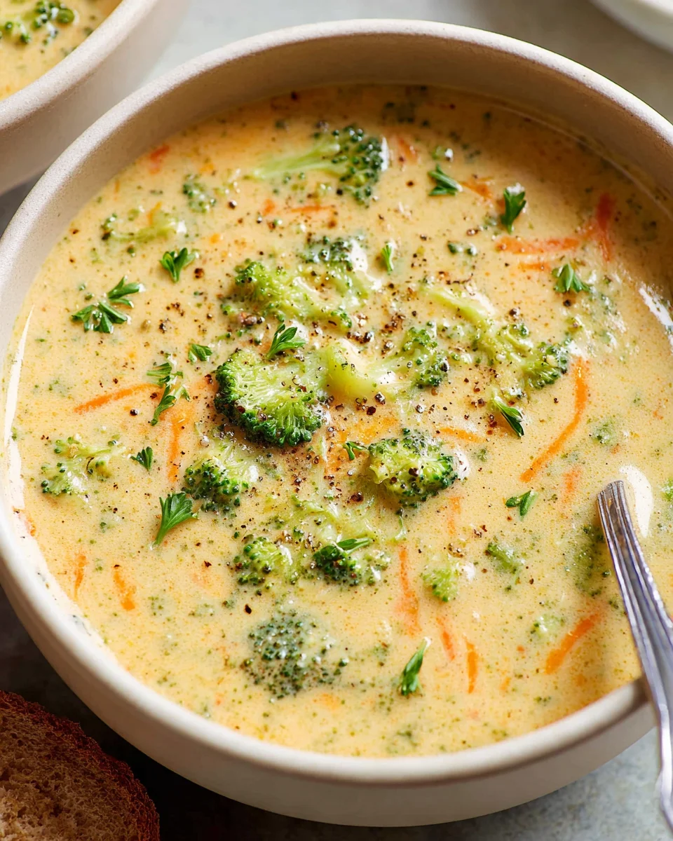 Creamy Instant Pot Broccoli Cheddar Soup in Minutes!