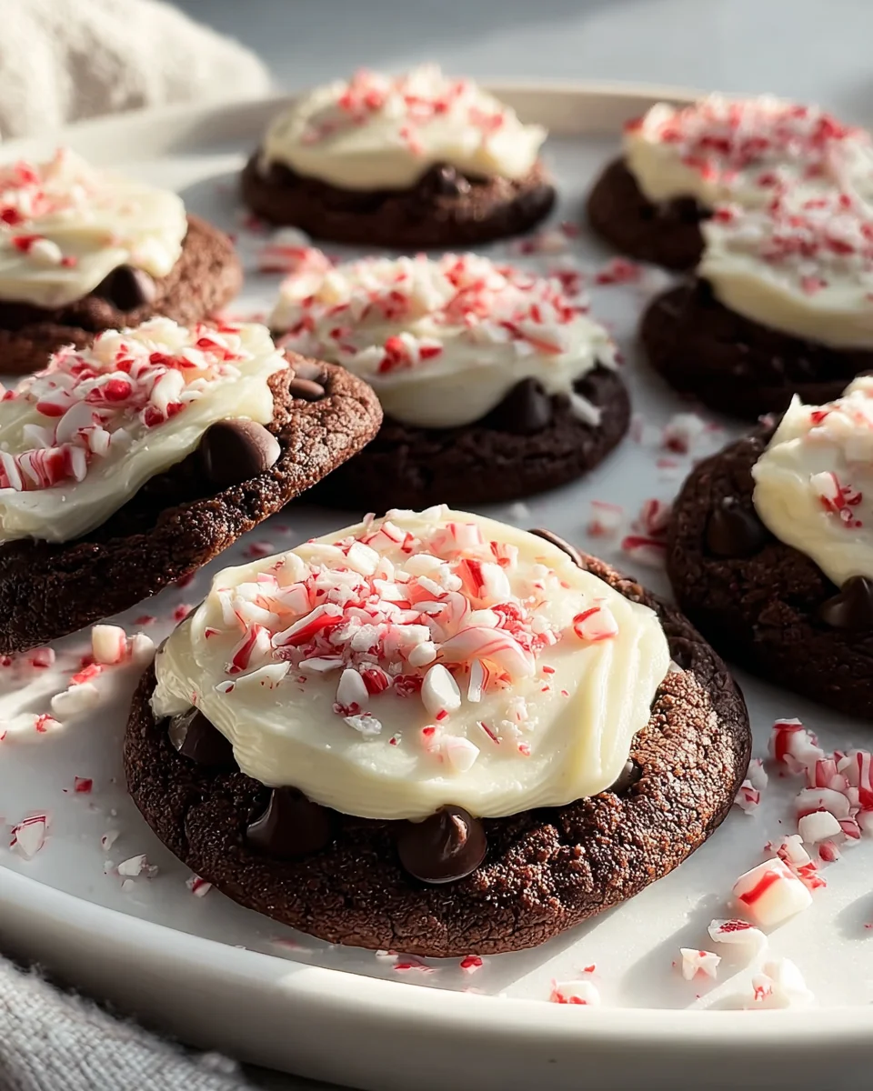 Chocolate Peppermint Cookies Recipe - Easy & Festive!