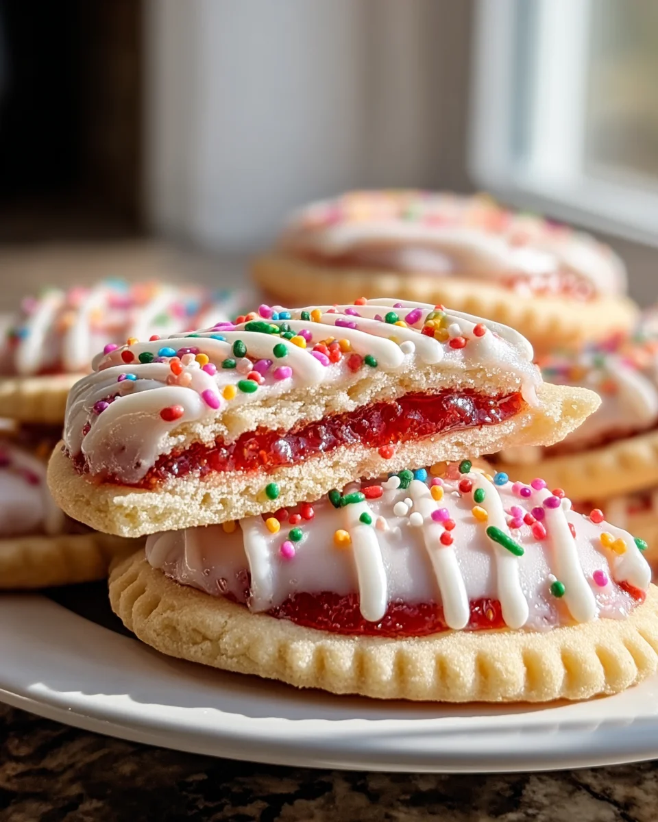 Delicious Strawberry Pop Tart Sugar Cookies Recipe to Try!