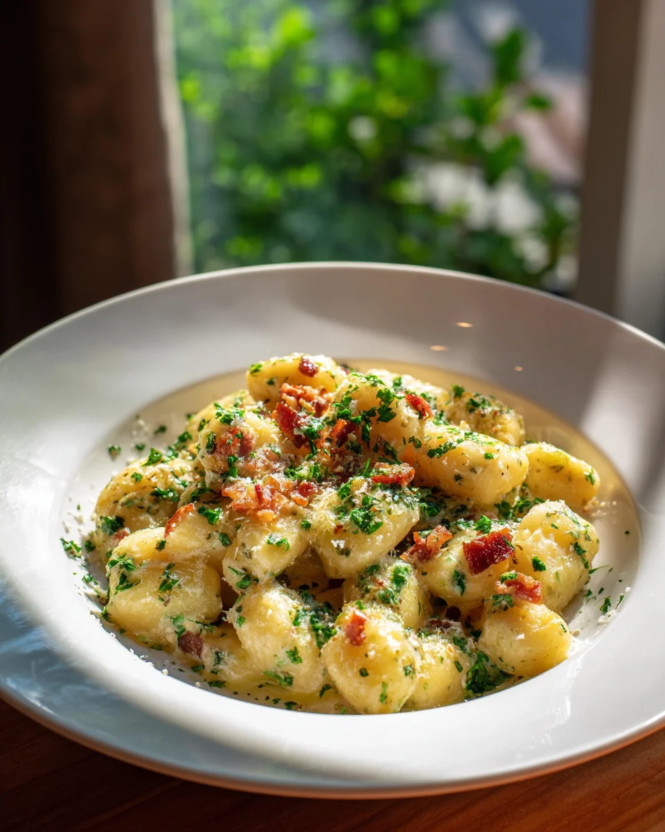 Creamy Beef Carbonara with Gnocchi: Your New Favorite!