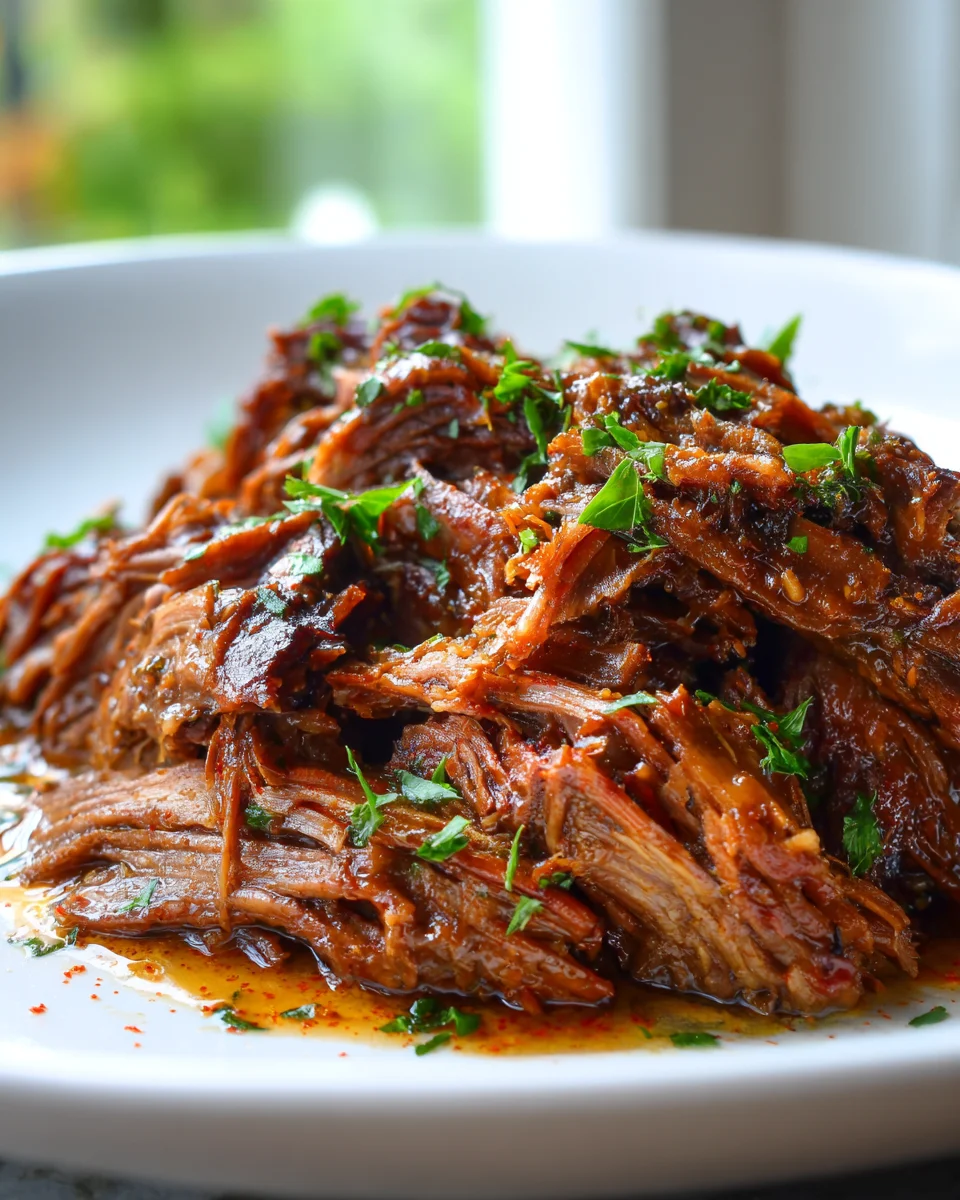 Tender Root Beer Pulled Beef: Sweet, Smoky, Alcohol-Free