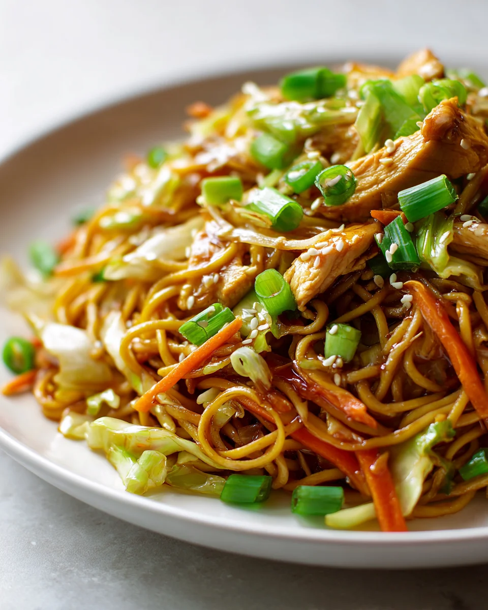 Simple Chicken Chow Mein: Restaurant-Style Flavor at Home