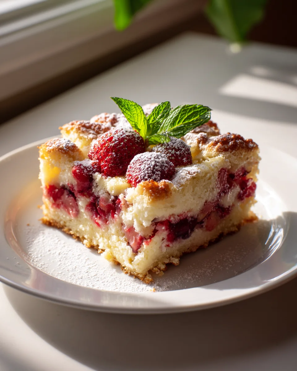 Strawberry Cheesecake Dump Cake – Quick, Decadent Dessert