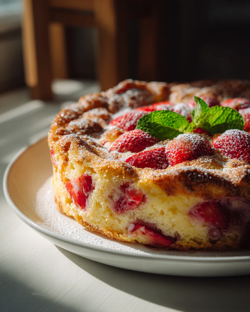 Strawberry Cheesecake Dump Cake – Quick, Decadent Dessert