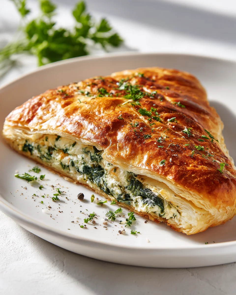 Addictive Mediterranean Spinach Stuffed Pastry Recipe