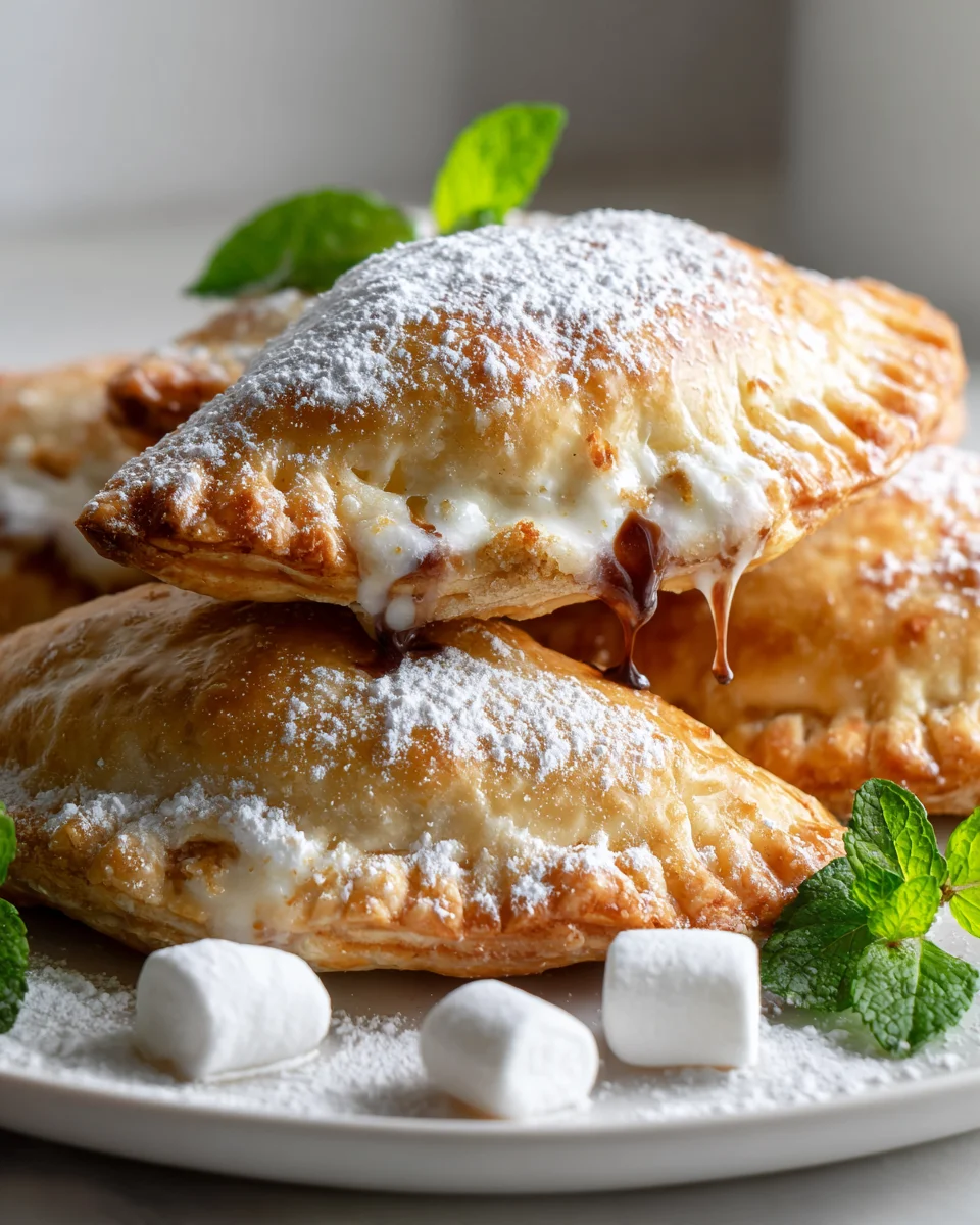 Air Fryer S'mores Hand Pies: Gooey, Warm & Delicious!