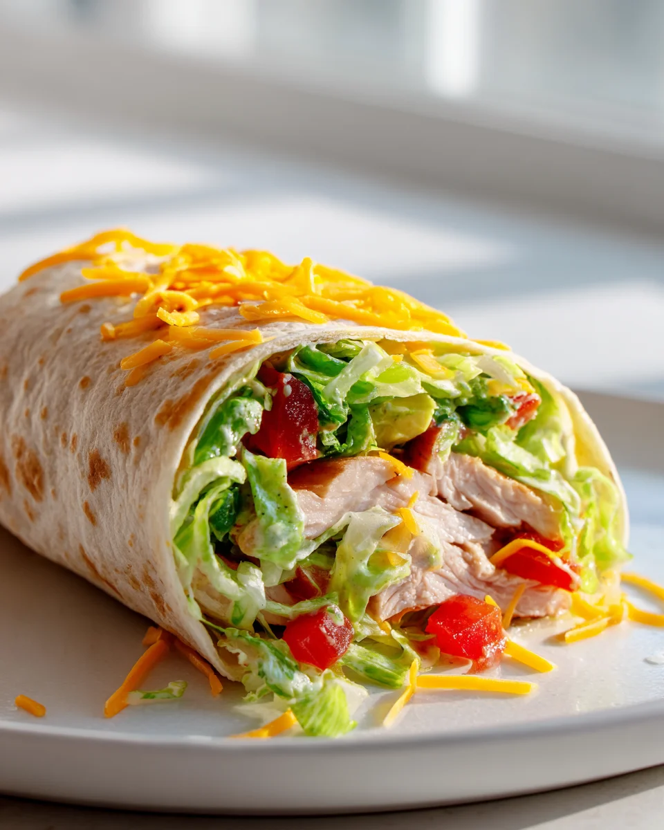 Delicious Chicken Avocado Wrap Recipe for Healthy Eating