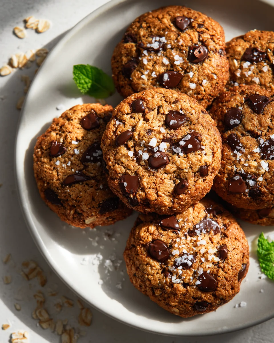 Naturally Sweet Banana Oat Choc Chip Cookies - Guilt-Free Treat!
