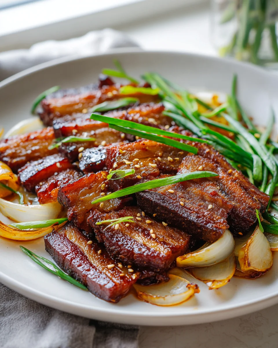 Quick Healthy Korean Beef Belly Skillet for Dinner