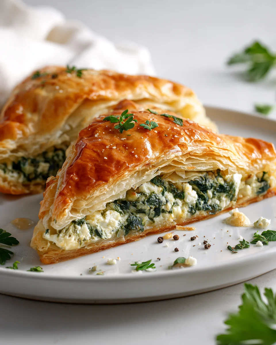 Addictive Mediterranean Spinach Stuffed Pastry Recipe