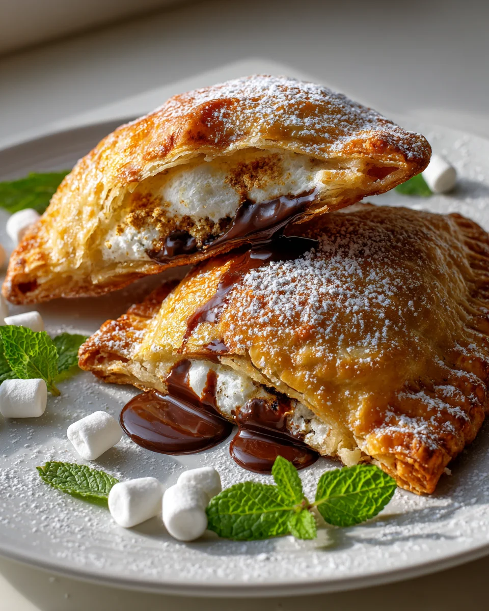 Air Fryer S'mores Hand Pies: Gooey, Warm & Delicious!