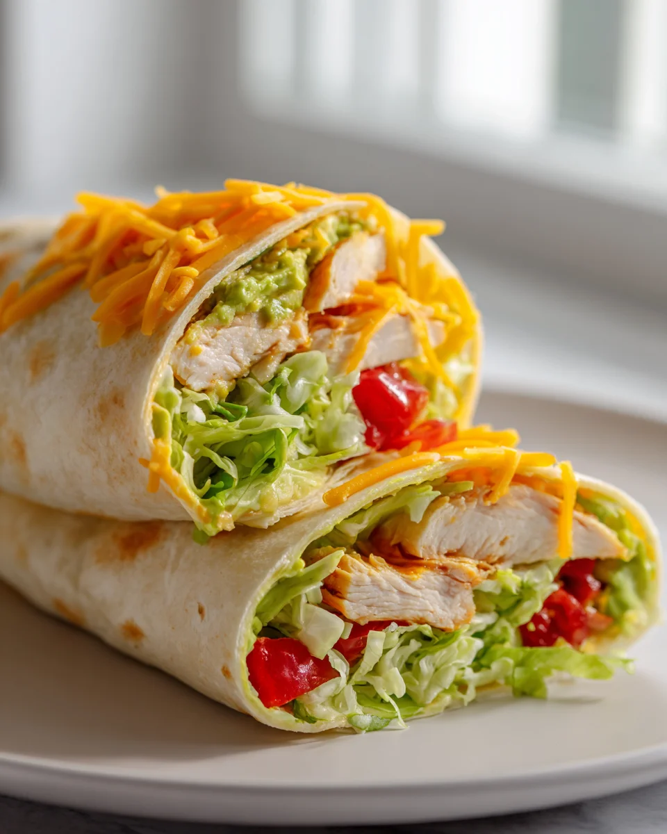 Delicious Chicken Avocado Wrap Recipe for Healthy Eating