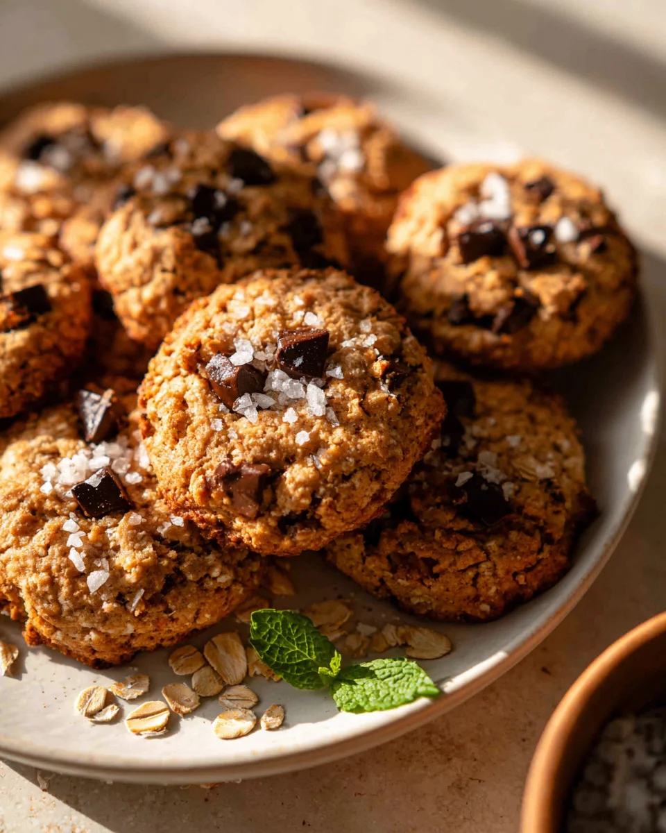 Naturally Sweet Banana Oat Choc Chip Cookies - Guilt-Free Treat!