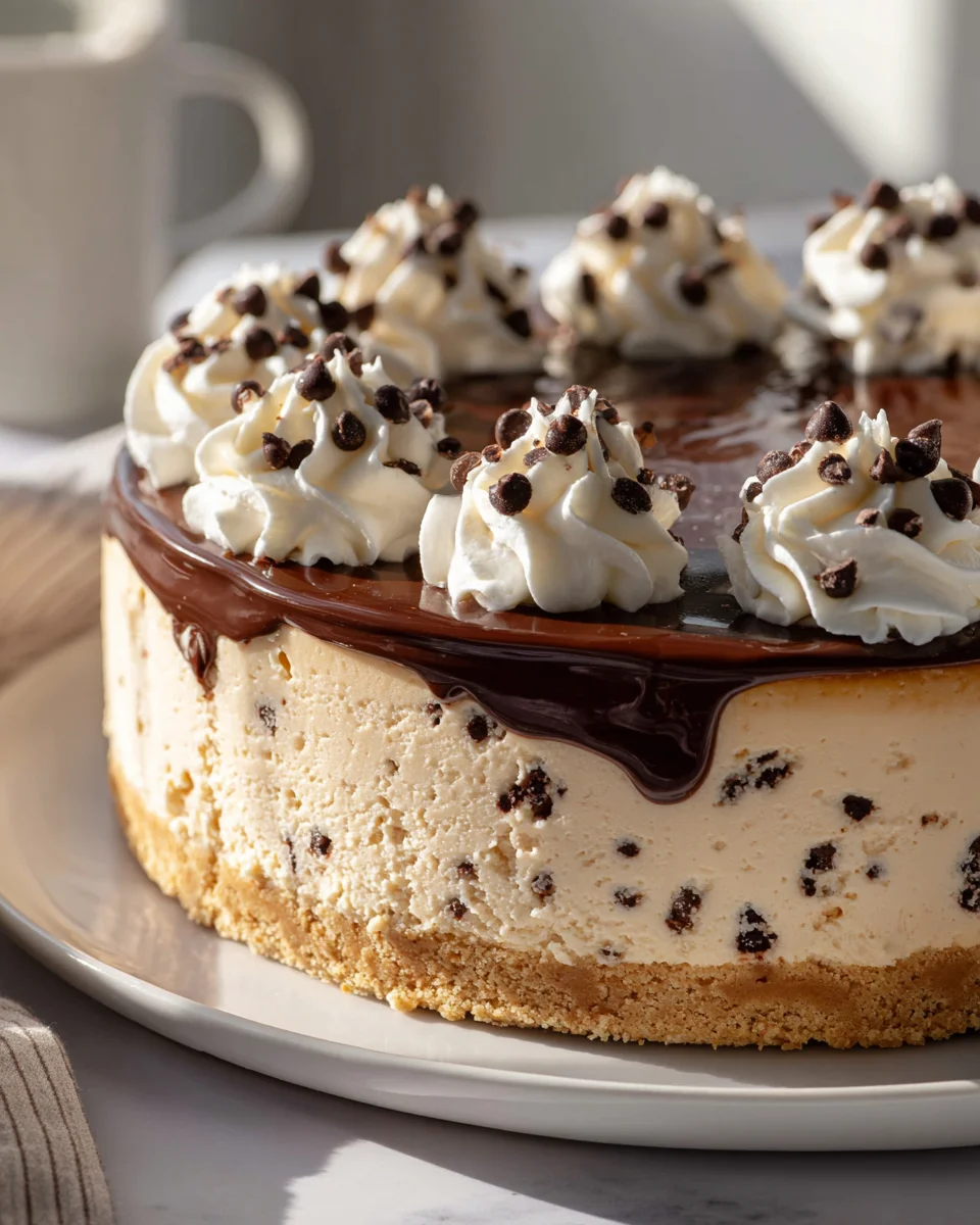No Bake Cookie Dough Cheesecake: The Ultimate Easy Dessert