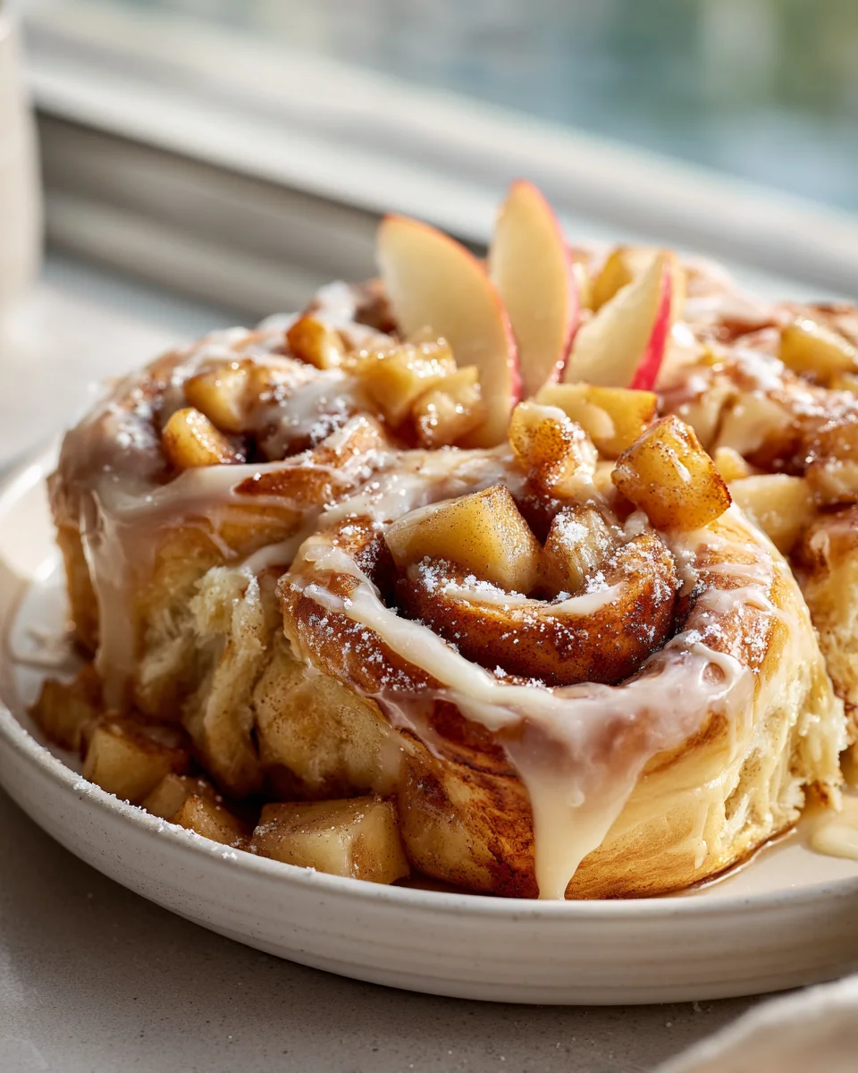 Sweet Apple Pie Cinnamon Roll Bake - Irresistible Treat!