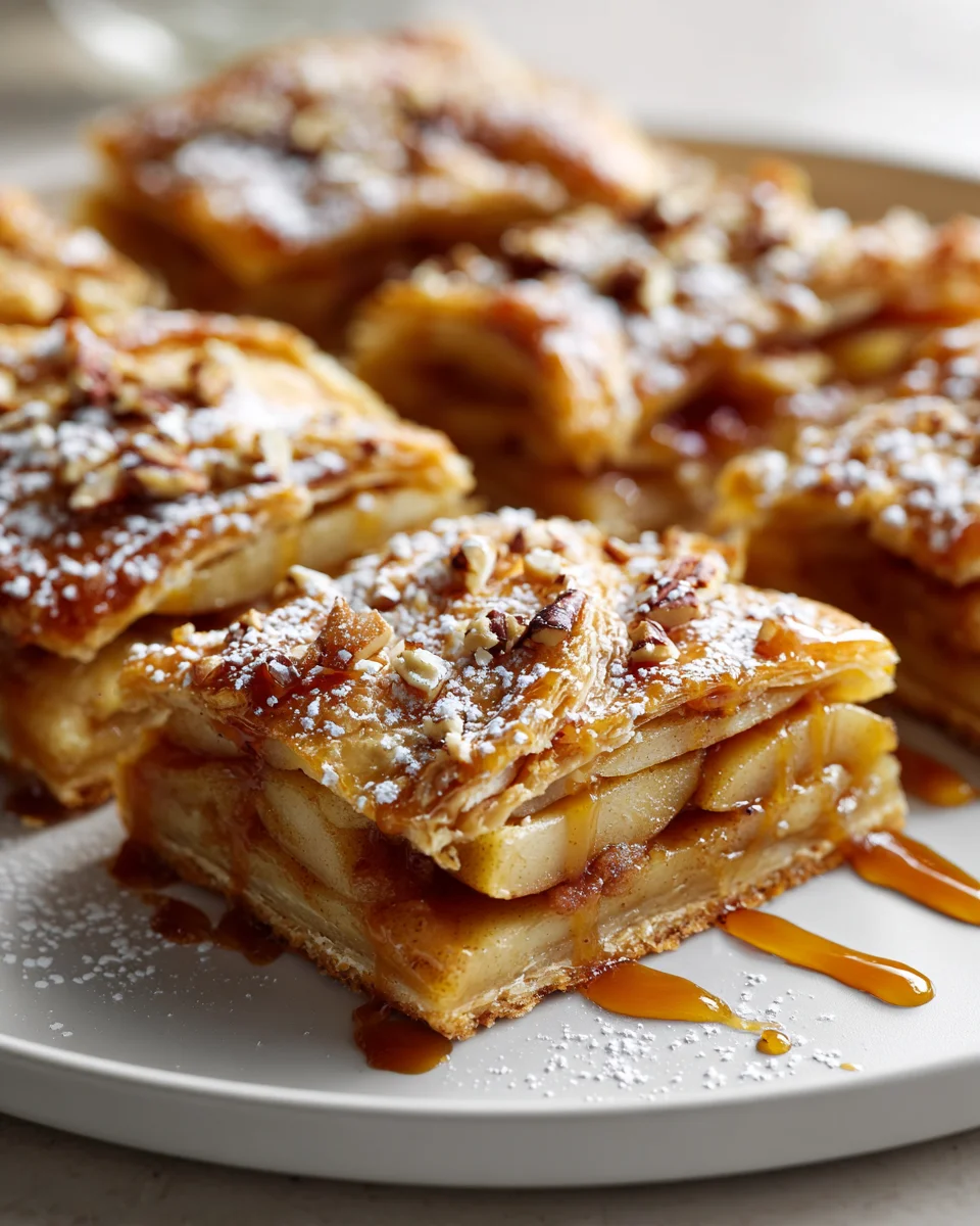 Delicious Caramel Apple Slab Pie Bars - Perfect for Sharing!