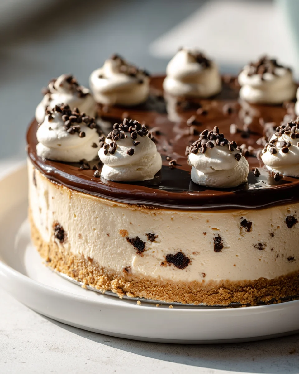 No Bake Cookie Dough Cheesecake: The Ultimate Easy Dessert