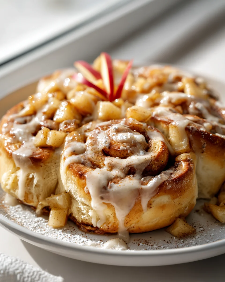 Sweet Apple Pie Cinnamon Roll Bake - Irresistible Treat!
