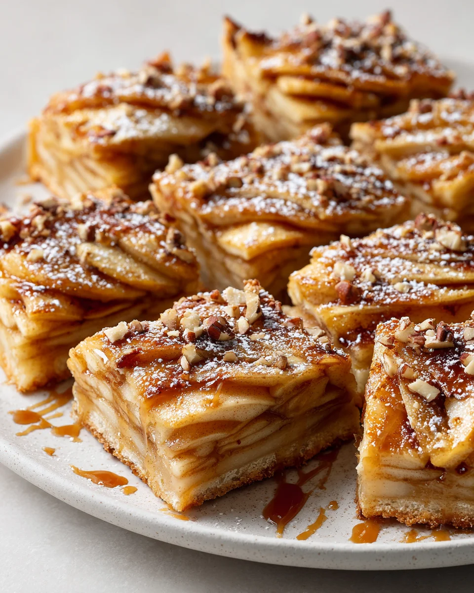Delicious Caramel Apple Slab Pie Bars - Perfect for Sharing!