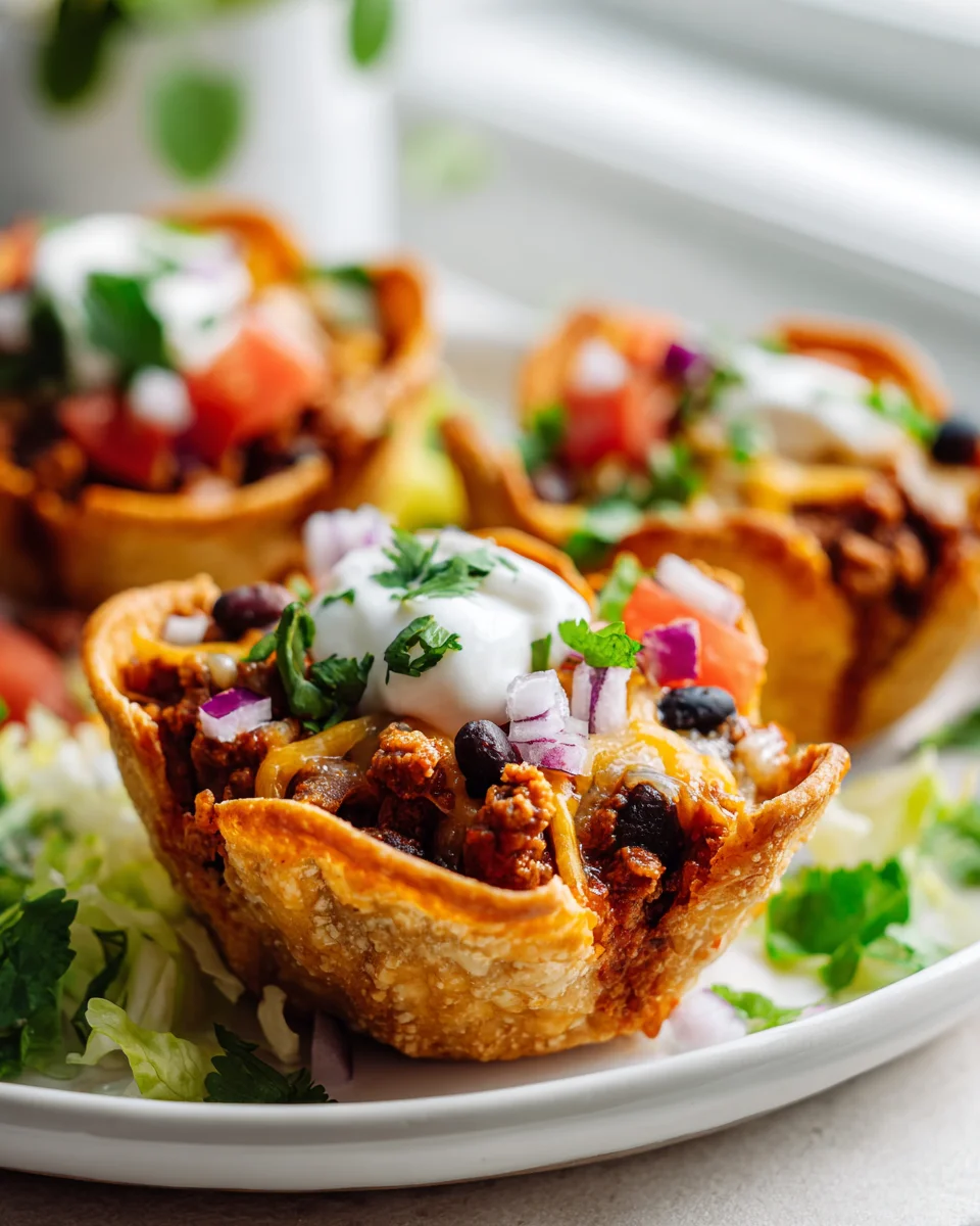 Crunchy Baked Beef Chili Taco Boats: Easy Dinner