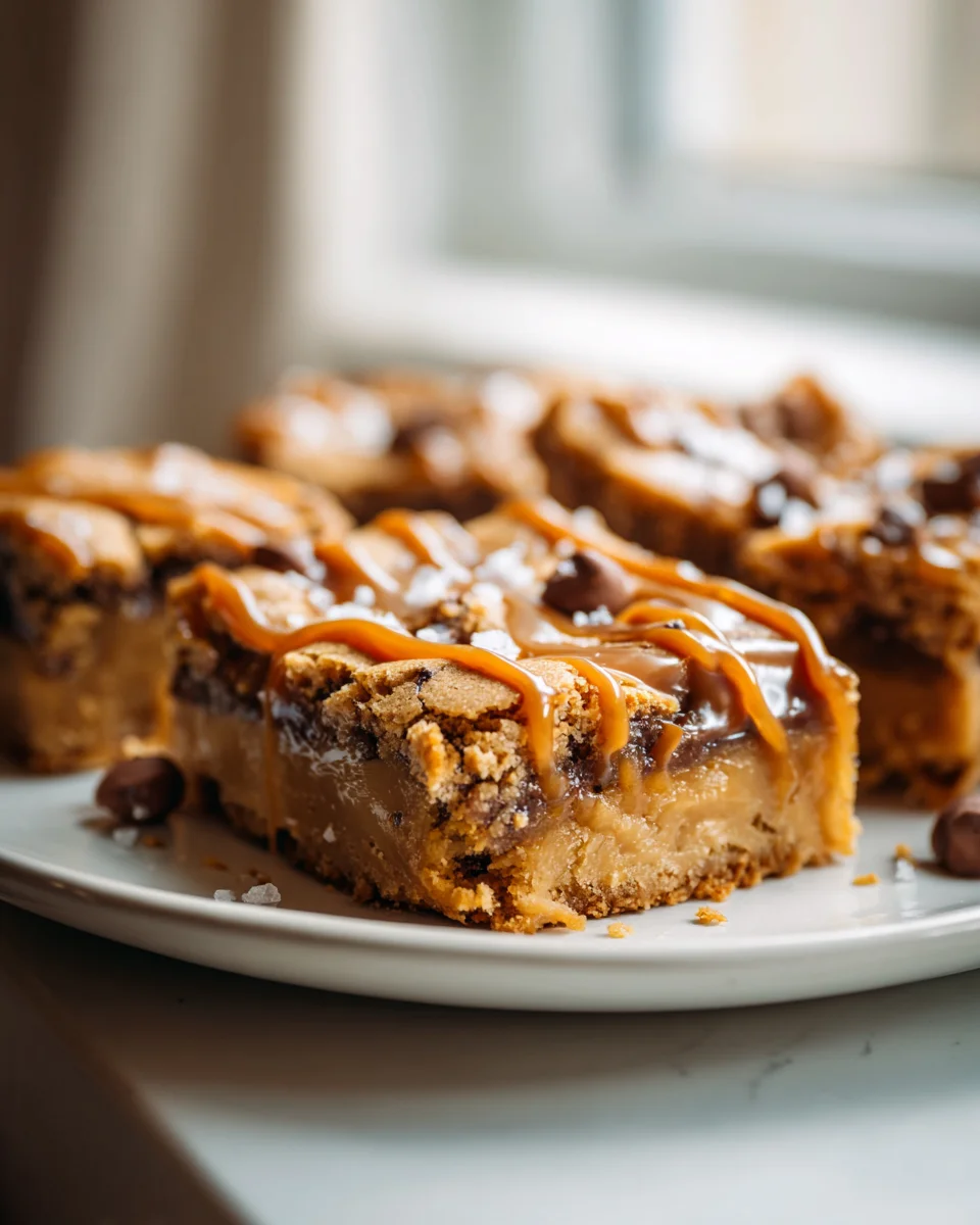 Easy Caramel Cookie Bars: Best Chewy & Gooey Dessert!
